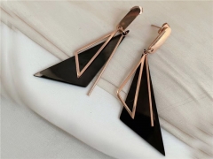 HY Wholesale Earrings 316L Stainless Steel Earrings Jewelry-HY0123E0118