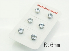 HY Wholesale Earrings 316L Stainless Steel Earrings Jewelry-HY80E1151JE