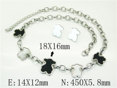 HY Wholesale Jewelry Set 316L Stainless Steel jewelry Set Fashion Jewelry-HY21S0441IRR