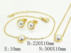 HY Wholesale Jewelry Set 316L Stainless Steel jewelry Set Fashion Jewelry-HY59S2549HRR