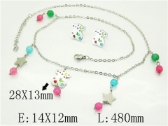 HY Wholesale Jewelry Set 316L Stainless Steel jewelry Set Fashion Jewelry-HY21S0445IEE