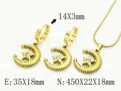 HY Wholesale Jewelry Set 316L Stainless Steel jewelry Set Fashion Jewelry-HY32S0145HKV