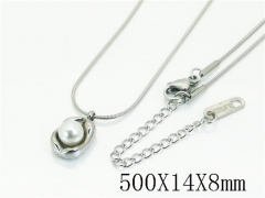 HY Wholesale Stainless Steel 316L Jewelry Popular Necklaces-HY59N0428LL