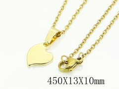 HY Wholesale Stainless Steel 316L Jewelry Popular Necklaces-HY74N0239EKO