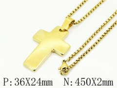 HY Wholesale Stainless Steel 316L Jewelry Popular Necklaces-HY74N0244NO