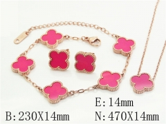 HY Wholesale Jewelry Set 316L Stainless Steel jewelry Set Fashion Jewelry-HY30S0148HMS