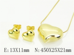 HY Wholesale Jewelry Set 316L Stainless Steel jewelry Set Fashion Jewelry-HY45S0124HLF