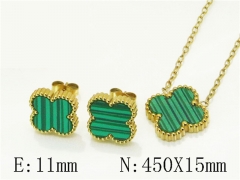 HY Wholesale Jewelry Set 316L Stainless Steel jewelry Set Fashion Jewelry-HY34S0187KL