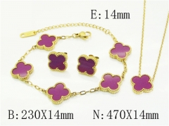 HY Wholesale Jewelry Set 316L Stainless Steel jewelry Set Fashion Jewelry-HY30S0115HMZ