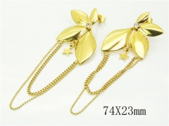 HY Wholesale Earrings 316L Stainless Steel Earrings Jewelry-HY80E1198HDD