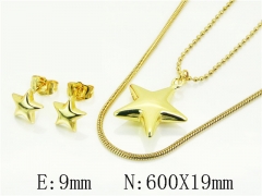 HY Wholesale Jewelry Set 316L Stainless Steel jewelry Set Fashion Jewelry-HY45S0126HME