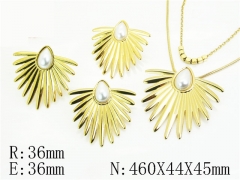 HY Wholesale Jewelry Set 316L Stainless Steel jewelry Set Fashion Jewelry-HY50S0563IHT