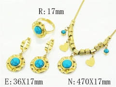 HY Wholesale Jewelry Set 316L Stainless Steel jewelry Set Fashion Jewelry-HY50S0552IHB