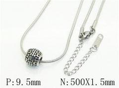 HY Wholesale Stainless Steel 316L Jewelry Popular Necklaces-HY12N0837BLL