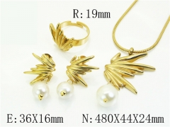 HY Wholesale Jewelry Set 316L Stainless Steel jewelry Set Fashion Jewelry-HY50S0550IHX