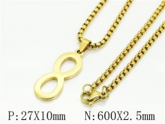 HY Wholesale Stainless Steel 316L Jewelry Popular Necklaces-HY61N1117LE