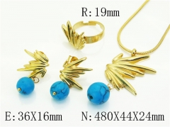 HY Wholesale Jewelry Set 316L Stainless Steel jewelry Set Fashion Jewelry-HY50S0548IHA