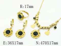 HY Wholesale Jewelry Set 316L Stainless Steel jewelry Set Fashion Jewelry-HY50S0551IHC