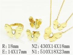 HY Wholesale Jewelry Set 316L Stainless Steel jewelry Set Fashion Jewelry-HY50S0587HOC