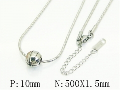 HY Wholesale Stainless Steel 316L Jewelry Popular Necklaces-HY12N0810YLL