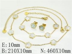 HY Wholesale Jewelry Set 316L Stainless Steel jewelry Set Fashion Jewelry-HY32S0163INF