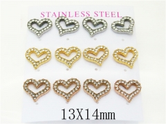 HY Wholesale Earrings 316L Stainless Steel Earrings Jewelry-HY59E1236INW