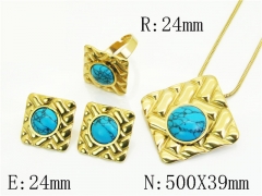 HY Wholesale Jewelry Set 316L Stainless Steel jewelry Set Fashion Jewelry-HY50S0546IHQ