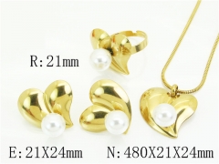 HY Wholesale Jewelry Set 316L Stainless Steel jewelry Set Fashion Jewelry-HY50S0544IHQ