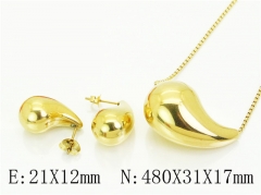 HY Wholesale Jewelry Set 316L Stainless Steel jewelry Set Fashion Jewelry-HY50S0598HME