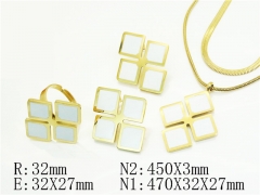 HY Wholesale Jewelry Set 316L Stainless Steel jewelry Set Fashion Jewelry-HY50S0565IHE