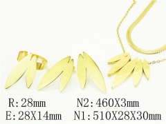 HY Wholesale Jewelry Set 316L Stainless Steel jewelry Set Fashion Jewelry-HY50S0588HOQ