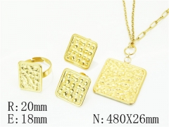 HY Wholesale Jewelry Set 316L Stainless Steel jewelry Set Fashion Jewelry-HY50S0577HOF