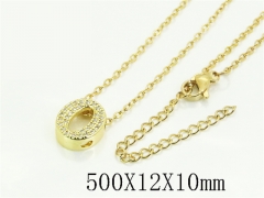 HY Wholesale Stainless Steel 316L Jewelry Popular Necklaces-HY54N0673MS