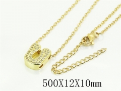 HY Wholesale Stainless Steel 316L Jewelry Popular Necklaces-HY54N0679MU