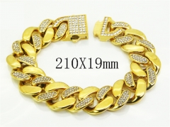 HY Wholesale Bracelets 316L Stainless Steel Jewelry Bracelets-HY13B0077LKM