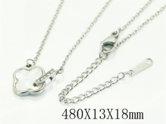 HY Wholesale Stainless Steel 316L Jewelry Popular Necklaces-HY19N0554OY