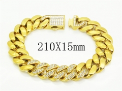 HY Wholesale Bracelets 316L Stainless Steel Jewelry Bracelets-HY13B0069KOP