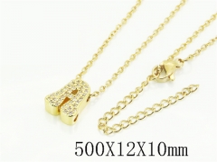 HY Wholesale Stainless Steel 316L Jewelry Popular Necklaces-HY54N0659MA