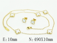 HY Wholesale Jewelry Set 316L Stainless Steel jewelry Set Fashion Jewelry-HY32S0169HIQ