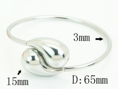 HY Wholesale Bangles Jewelry Stainless Steel 316L Popular Bangle-HY74B0089HHO