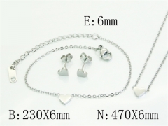 HY Wholesale Jewelry Set 316L Stainless Steel jewelry Set Fashion Jewelry-HY30S0157APL