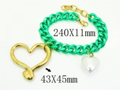 HY Wholesale Bracelets 316L Stainless Steel Jewelry Bracelets-HY21B0651HPD