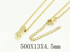 HY Wholesale Stainless Steel 316L Jewelry Popular Necklaces-HY54N0667MB