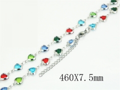 HY Wholesale Stainless Steel 316L Jewelry Popular Necklaces-HY39NN0823PW