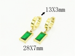 HY Wholesale Earrings 316L Stainless Steel Earrings Jewelry-HY41E0022OL