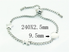 HY Wholesale Bracelets 316L Stainless Steel Jewelry Bracelets-HY21B0656HME