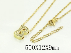 HY Wholesale Stainless Steel 316L Jewelry Popular Necklaces-HY54N0660MB