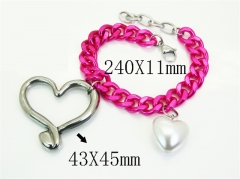 HY Wholesale Bracelets 316L Stainless Steel Jewelry Bracelets-HY21B0654HNX