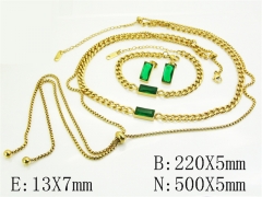 HY Wholesale Jewelry Set 316L Stainless Steel jewelry Set Fashion Jewelry-HY30S0170IKW