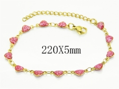 HY Wholesale Bracelets 316L Stainless Steel Jewelry Bracelets-HY62BN0714TJL